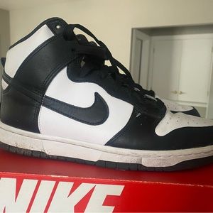 Nike panda dunks high